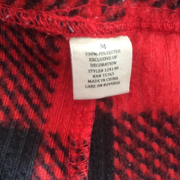 Buffalo Plaid Women’s Lounge Pants, Sz M - Picture 5 of 5